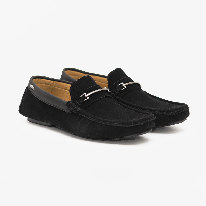 mocasines negro hombre
