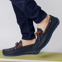 mocasines con cordones hombre